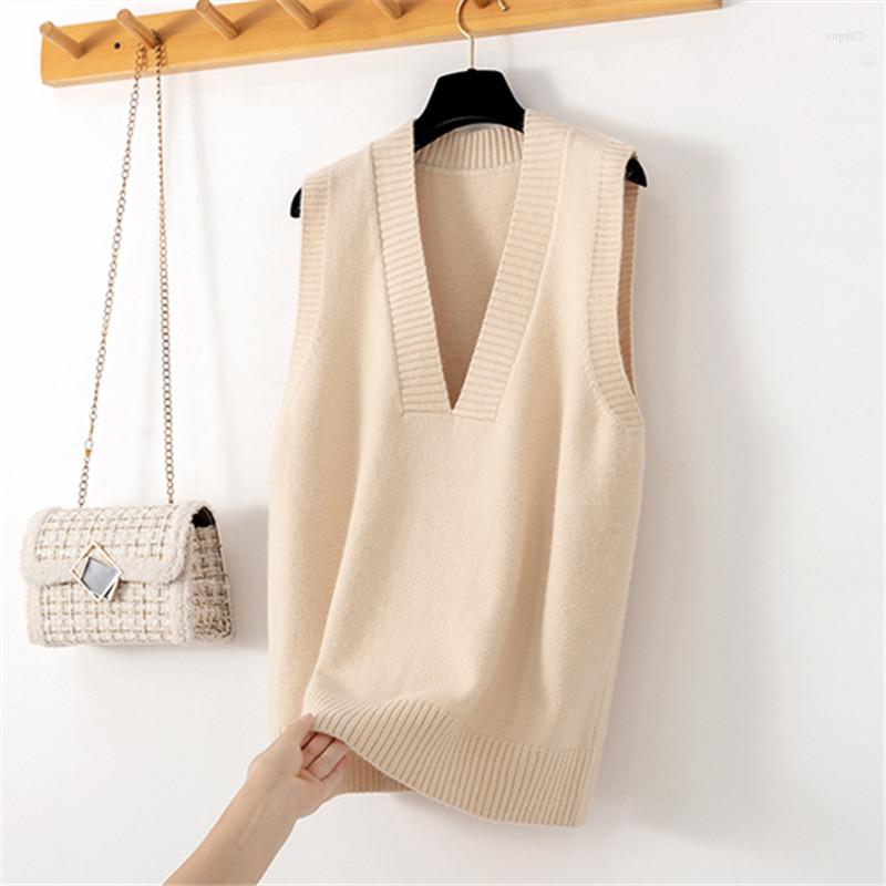 Women's Vests Autumn Winter 2022 Thick Knitted Sweater Women Loose V-Neck Sleeveless Jacket Pullover Fashion Waistcoat Ladies Tide H1189, Black
Women's Vests Autumn Winter 2022 Thick Knitted Sweater Women Loose V-Neck Sleeveless Jacket Pullover Fashion Waistcoat Ladies Tide H1189, Black