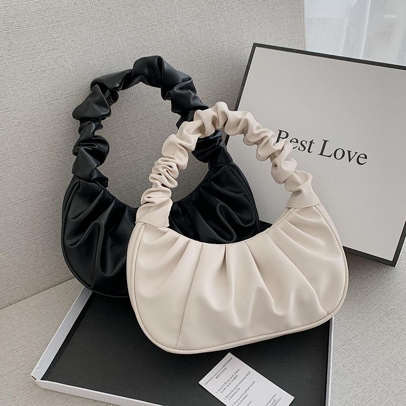 Evening Bags Vintage Pleated Shoulder Bag For Women Solid Color PU Leather Leisure Armpit Shopping Handlebags Dumpling Handbag Female, Blue
Evening Bags Vintage Pleated Shoulder Bag For Women Solid Color PU Leather Leisure Armpit Shopping Handlebags Dumpling Handbag Female, Blue