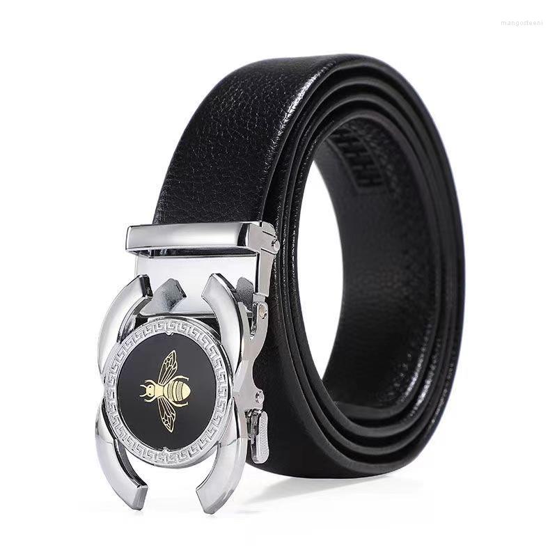 Belts 2022 Bee Shape Design Men's Golf Belt Leather Automatic Buckle Korean Version Leisure Youth Business Cowhide, Black
Belts 2022 Bee Shape Design Men's Golf Belt Leather Automatic Buckle Korean Version Leisure Youth Business Cowhide, Black