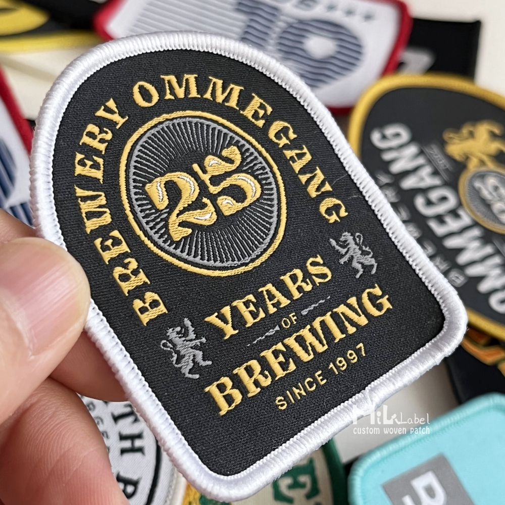 50PCS custom patch notions iron patches for hoodie and embroidery hat patch