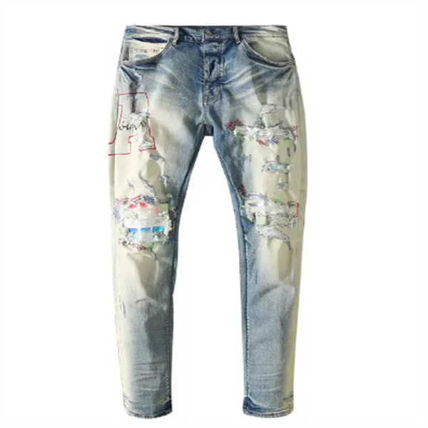 2022SS New European And American Men's Designer Hip-Hop Jeans Brand Cycling Cotton Black Slim Feet Hand Drawn Good Quality High Street Loose, 18
2022SS New European And American Men's Designer Hip-Hop Jeans Brand Cycling Cotton Black Slim Feet Hand Drawn Good Quality High Street Loose, 18