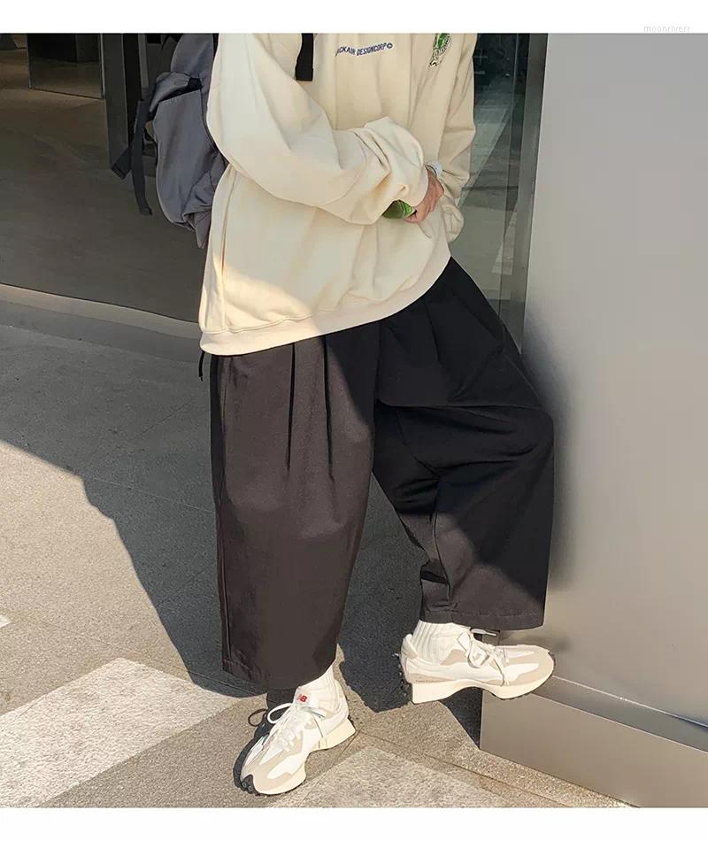 Men's Pants Waist Fashion Wide-leg Harajuku High Street Safari Style Ankle-length Chic Teens Men Loose Simple Elastic, Black
Men's Pants Waist Fashion Wide-leg Harajuku High Street Safari Style Ankle-length Chic Teens Men Loose Simple Elastic, Black