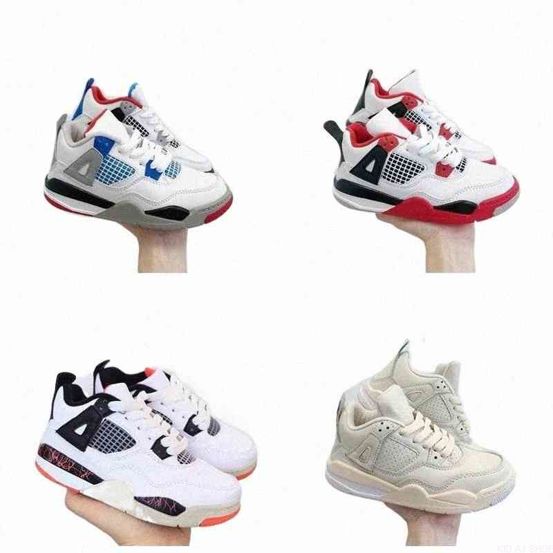 DHL 4 designer Kids basketball shoes Children Outdoor sports Gym Red Chicago 4s luxury Athletic Boys and Girls sneakers dunks with sizeFRBG
DHL 4 designer Kids basketball shoes Children Outdoor sports Gym Red Chicago 4s luxury Athletic Boys and Girls sneakers dunks with sizeFRBG