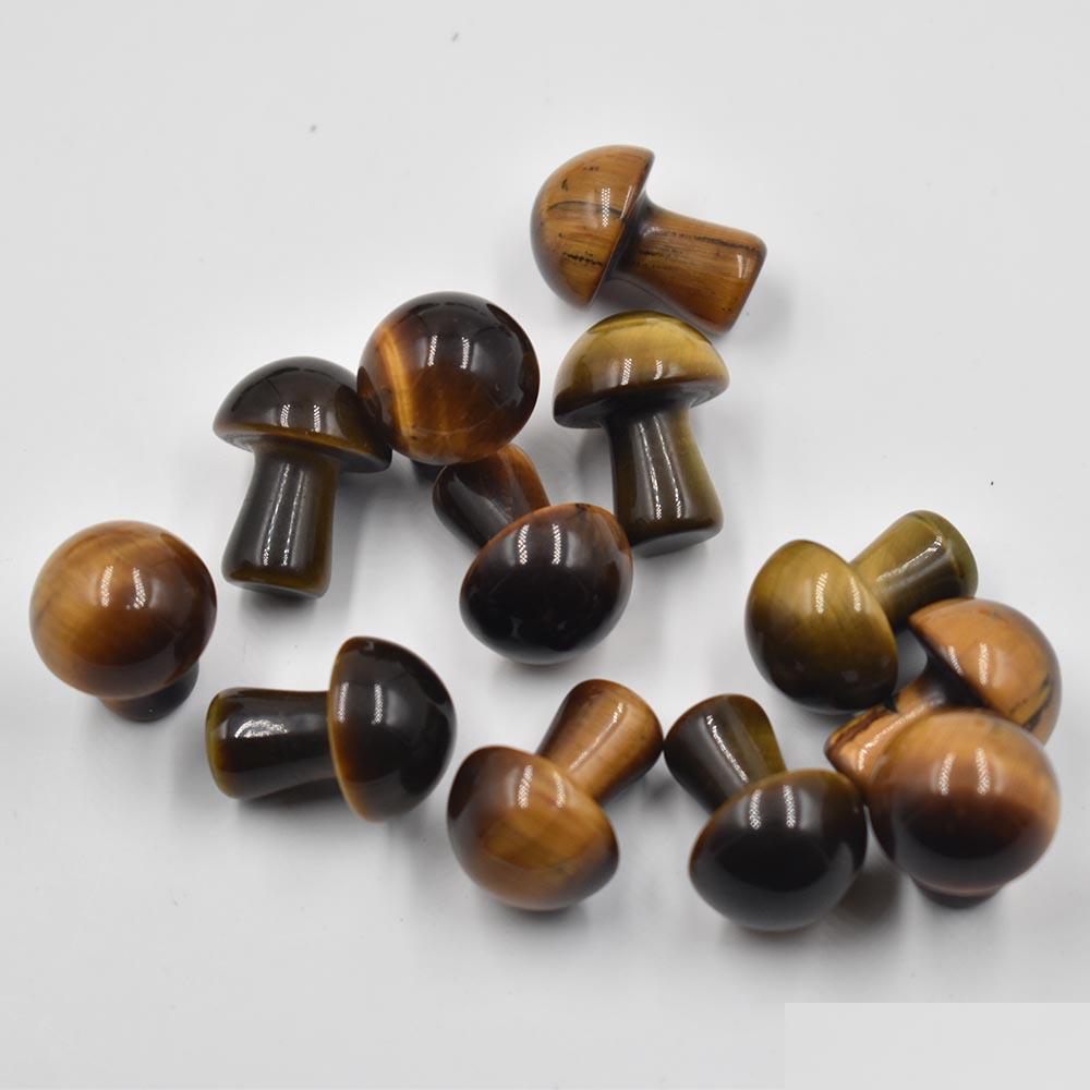 Stone 20Mm Mini Mushroom Plant Statue Yellow Green Tiger Eye Natural Stone Carving Home Decoration Crystal Polishing Gem Drop Deliver Dhfgy
Stone 20Mm Mini Mushroom Plant Statue Yellow Green Tiger Eye Natural Stone Carving Home Decoration Crystal Polishing Gem Drop Deliver Dhfgy