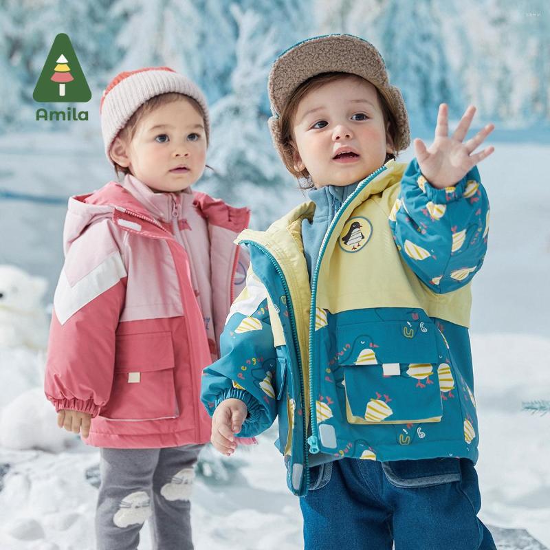 Jackets Amila Baby Two-piece Sets Warm Coat 2022 Winter Boys And Girls Print Windproof Casual Jacket Children's Outwear Clothing, Blue
Jackets Amila Baby Two-piece Sets Warm Coat 2022 Winter Boys And Girls Print Windproof Casual Jacket Children's Outwear Clothing, Blue