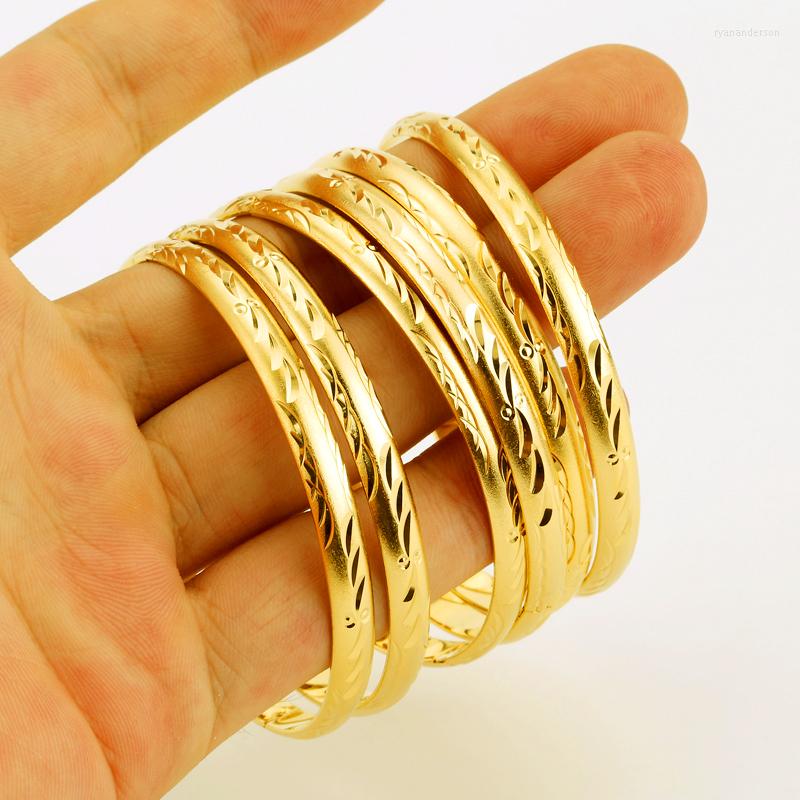 Bangle 6MM 6pcs/lot Middle East Bangles Bracelets Gold Color African Dubai Ethiopian Jewelry For Women Men Gift
Bangle 6MM 6pcs/lot Middle East Bangles Bracelets Gold Color African Dubai Ethiopian Jewelry For Women Men Gift