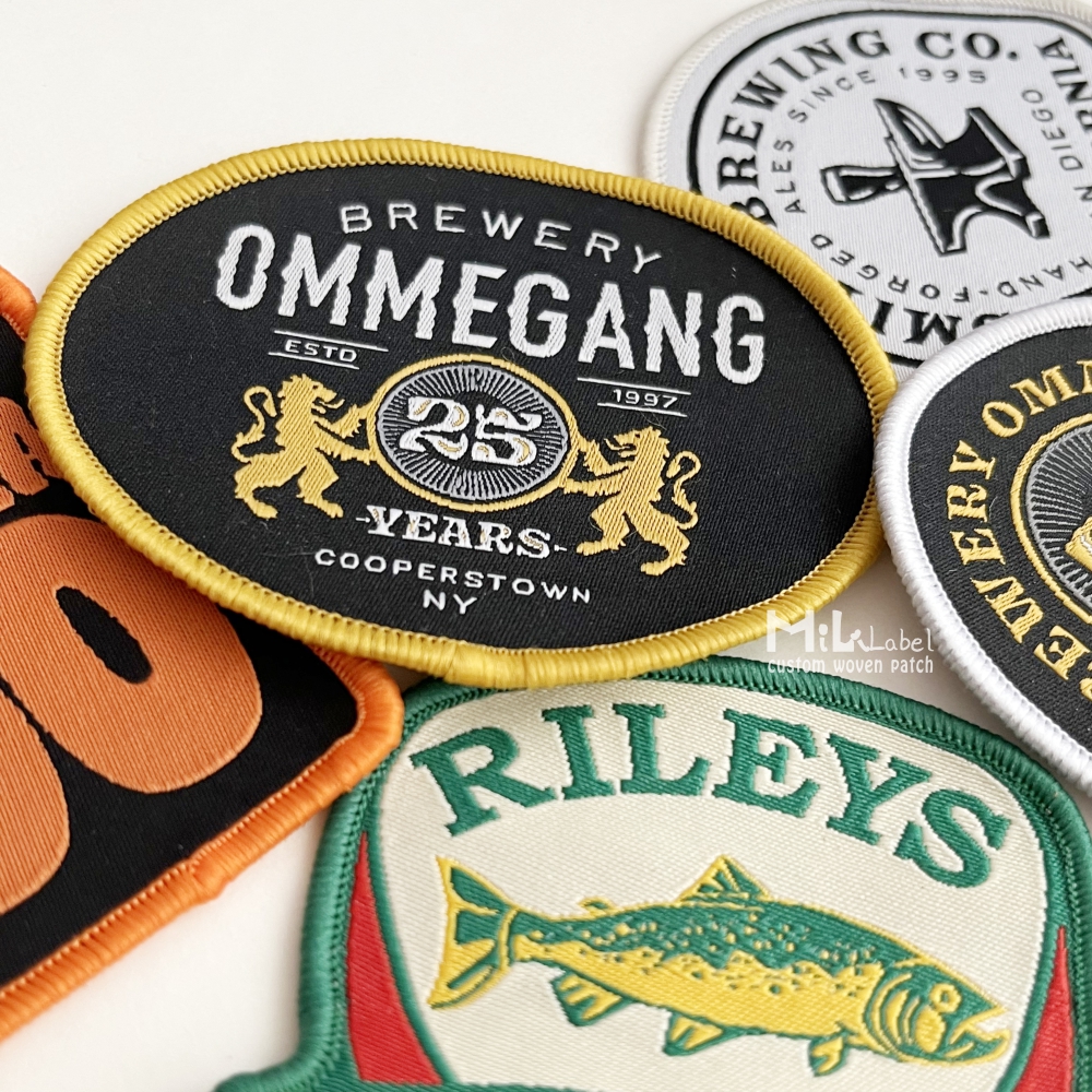 50PCS custom patch notions iron patches for hoodie and embroidery hat patch