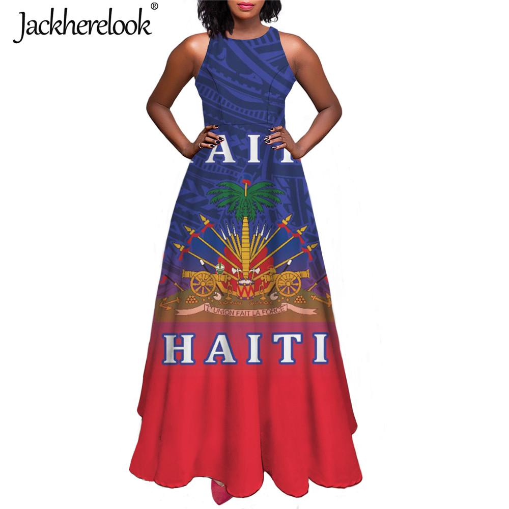 Dresses Jackherelook Haiti Flag Brand Design Women Summer Spring Maxi Dress Ladies Sexy Sundress Casual Sleeveless Long Dresses Mujer, Hmea925x10
Dresses Jackherelook Haiti Flag Brand Design Women Summer Spring Maxi Dress Ladies Sexy Sundress Casual Sleeveless Long Dresses Mujer, Hmea925x10