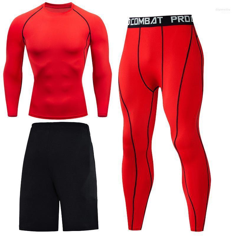 Running Sets 3 Pcs/Set Men's Sports Suits Gym Fitness Compression Ants Shirt Top Long Sleeve Jacket Set Suit Jogging Tracksuit1, Red
Running Sets 3 Pcs/Set Men's Sports Suits Gym Fitness Compression Ants Shirt Top Long Sleeve Jacket Set Suit Jogging Tracksuit1, Red