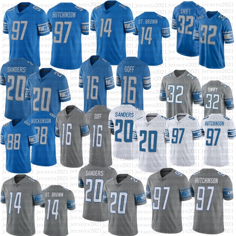 Amon-Ra St. Brown football jersey Aidan Hutchinson 20 Barry Sanders 16 Jared Goff stitched jerseys, As
Amon-Ra St. Brown football jersey Aidan Hutchinson 20 Barry Sanders 16 Jared Goff stitched jerseys, As