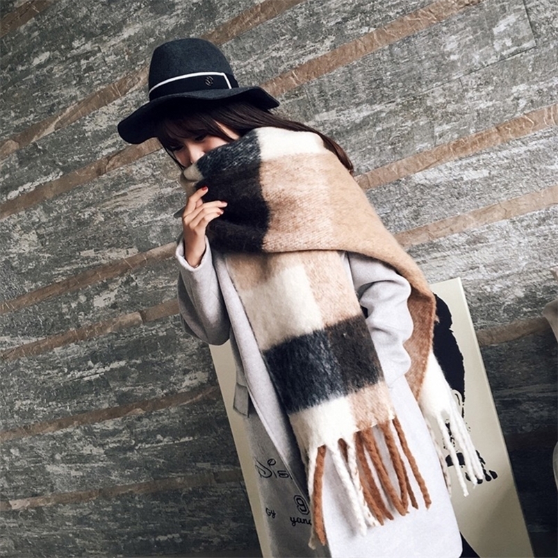 Scarves Imitation Cashmere Women Scarf Winter Vintage Plaid Scarve Pashmina Foulard Bufanda Blanket Wrap Thick Shawls 221010
Scarves Imitation Cashmere Women Scarf Winter Vintage Plaid Scarve Pashmina Foulard Bufanda Blanket Wrap Thick Shawls 221010