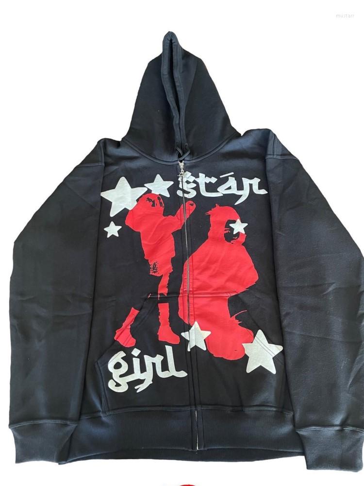 Men's Hoodies Goth Zip Men's Streetwear Y2k Sweatshirt 2000s Grunge Oversized Hip Hop Long Sleeve Tops Sweatshirts Fashion Outerwear, Solid color
Men's Hoodies Goth Zip Men's Streetwear Y2k Sweatshirt 2000s Grunge Oversized Hip Hop Long Sleeve Tops Sweatshirts Fashion Outerwear, Solid color