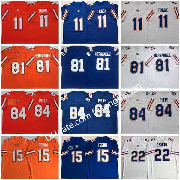 vintage Mens Football Florida Gators 81 Aaron Hernandez Jersey 11 Kyle Trask 84 College Pitts 15 Tim Tebow Emmitt Smith Blue White Orange
vintage Mens Football Florida Gators 81 Aaron Hernandez Jersey 11 Kyle Trask 84 College Pitts 15 Tim Tebow Emmitt Smith Blue White Orange