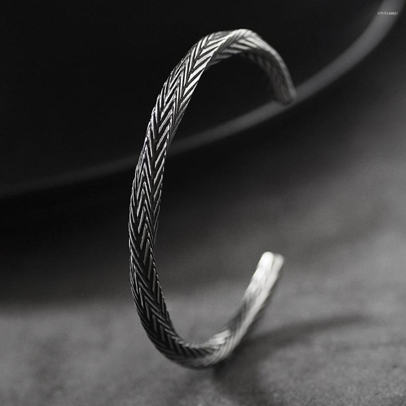 Bangle Men's Twist Vintage Bracelet Silvery Punk Gothic Open Cuff Jewelry Gifts With Delicate Box
Bangle Men's Twist Vintage Bracelet Silvery Punk Gothic Open Cuff Jewelry Gifts With Delicate Box