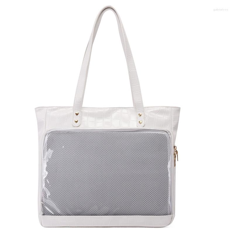 Evening Bags Japanese Harajuku Ita Bag For Women Transparent Pocket Itabag High School Girls Uniform JK Crossbody Shoulder Mochila IB060, Purple
Evening Bags Japanese Harajuku Ita Bag For Women Transparent Pocket Itabag High School Girls Uniform JK Crossbody Shoulder Mochila IB060, Purple