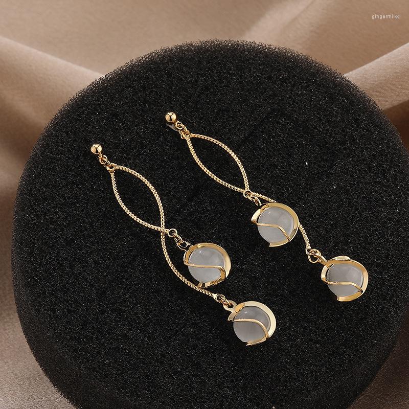 Dangle Earrings Trendy For Ladies Women Fashion Jewelry High Quality Crystal Zircon Round Opal Hollow Long Tassel
Dangle Earrings Trendy For Ladies Women Fashion Jewelry High Quality Crystal Zircon Round Opal Hollow Long Tassel
