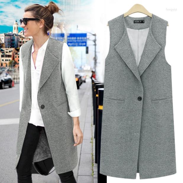 Women's Fur Women Vest Veste Femme Colete Feminino Long Waistcoat Sleeveless Jacket Thin Outwear Ladies Plus Size -5XL 6XL WS101, Gray
Women's Fur Women Vest Veste Femme Colete Feminino Long Waistcoat Sleeveless Jacket Thin Outwear Ladies Plus Size -5XL 6XL WS101, Gray