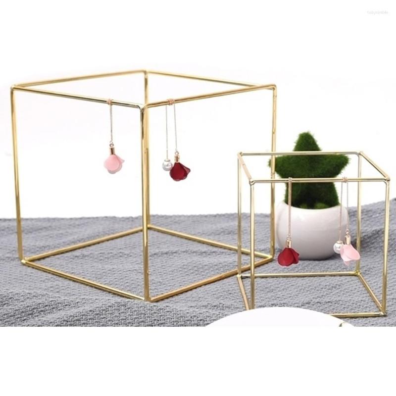 Jewelry Pouches Cubic Frame Hollow Stand Display Case Iron Metal Earring Hanging Rack
Jewelry Pouches Cubic Frame Hollow Stand Display Case Iron Metal Earring Hanging Rack