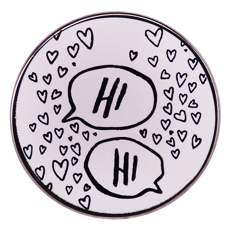 Heartstopper Hi Enamel Pin Sweet Bl Love Manga Badge Brooch Gift Backpack Decoration Jewelry, As picture
Heartstopper Hi Enamel Pin Sweet Bl Love Manga Badge Brooch Gift Backpack Decoration Jewelry, As picture
