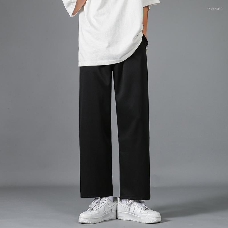 Men's Pants Comfortable Summer Loose Casual For Mens Black Grey Korean Suit College Style Vertical Straight Cozy Trousers
Men's Pants Comfortable Summer Loose Casual For Mens Black Grey Korean Suit College Style Vertical Straight Cozy Trousers