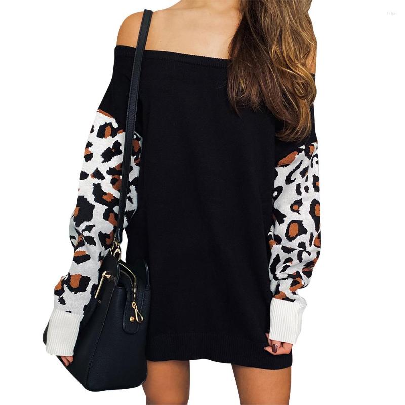 Women's Sweaters Sale Women Long Sleeve Leopard Printed Sweater Winter Female Casual Patchwork Knitted Ladies Off Shoulder Pullovers D30, Green
Women's Sweaters Sale Women Long Sleeve Leopard Printed Sweater Winter Female Casual Patchwork Knitted Ladies Off Shoulder Pullovers D30, Green