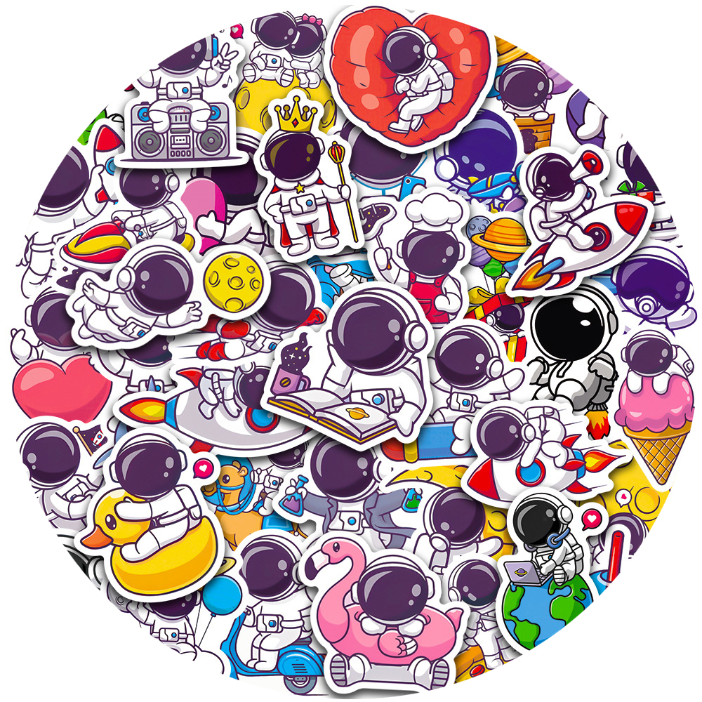 Wholesale 50Pcs Astronaut Stickers Skate Accessories Vinyl Waterproof Sticker For Skateboard Laptop Luggage Phone Case Car Decals Party Decor
Wholesale 50Pcs Astronaut Stickers Skate Accessories Vinyl Waterproof Sticker For Skateboard Laptop Luggage Phone Case Car Decals Party Decor