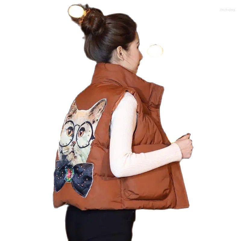 Women' Vests Cotton Padded Jacket Waistcoat Women' Autumn Winter Vest 2022 Short Bread Clothes Student Female Parker Overcoat, Black
Women' Vests Cotton Padded Jacket Waistcoat Women' Autumn Winter Vest 2022 Short Bread Clothes Student Female Parker Overcoat, Black