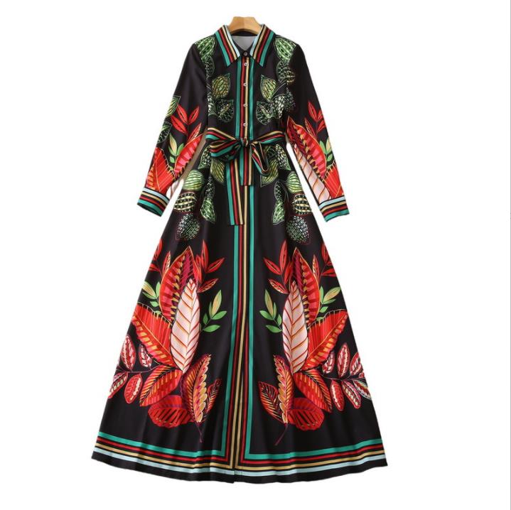 108 XL 2022 Spring Autumn Runway Dresses Dress Long Sleeve Empire Fashion Womens Lapel Neck SH, Customize
108 XL 2022 Spring Autumn Runway Dresses Dress Long Sleeve Empire Fashion Womens Lapel Neck SH, Customize