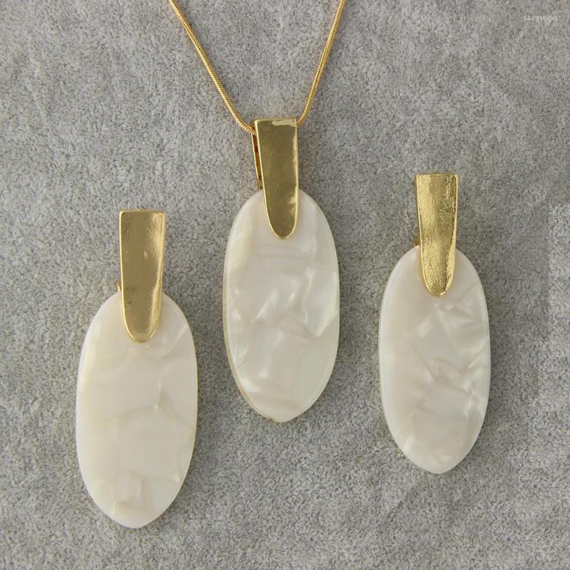 Necklace Earrings Set 2022 Fall YJX Long Pendant Stunning Bold Yet Delicate Oval Drop, Picture shown
Necklace Earrings Set 2022 Fall YJX Long Pendant Stunning Bold Yet Delicate Oval Drop, Picture shown