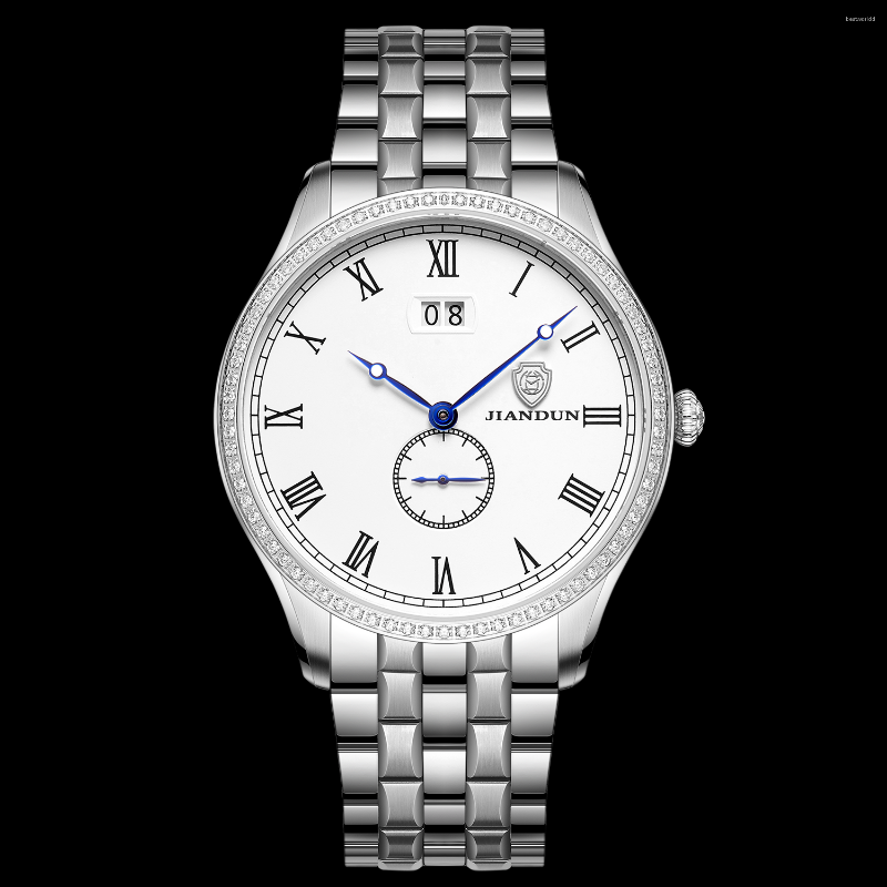 Wristwatches JIANDUN Men's Watch Summer Casual Business Simple Fashion Waterproof Japanese Quartz, Silver
Wristwatches JIANDUN Men's Watch Summer Casual Business Simple Fashion Waterproof Japanese Quartz, Silver