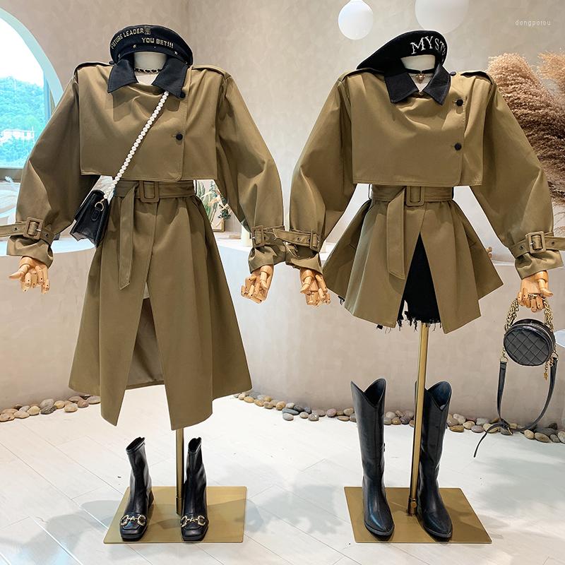 Women's Trench Coats Sister Windbreaker For Women 2022 Spring Autumn Long-sleeved Loose British Style Long Jackets Coat Female, Khaki long
Women's Trench Coats Sister Windbreaker For Women 2022 Spring Autumn Long-sleeved Loose British Style Long Jackets Coat Female, Khaki long