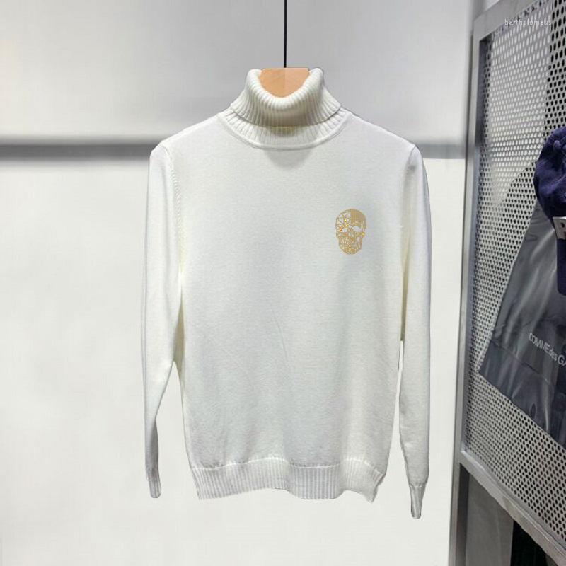 Men's Sweaters Style Design Cashmere Pullover Long-Sleeved Thickening Men's Turtleneck Sweater Skull Exquisite Drilling Sweatshirt, As shown asian size
Men's Sweaters Style Design Cashmere Pullover Long-Sleeved Thickening Men's Turtleneck Sweater Skull Exquisite Drilling Sweatshirt, As shown asian size
