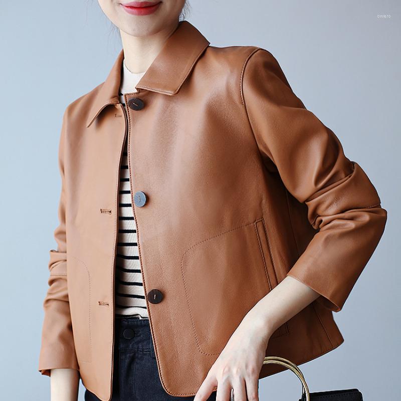 Women's Leather Genuine Jacket Women Clothing Fall Sheepskin Short Jackets Ladies Korean Fashion Coat Female Chaquetas Lq, Black
Women's Leather Genuine Jacket Women Clothing Fall Sheepskin Short Jackets Ladies Korean Fashion Coat Female Chaquetas Lq, Black