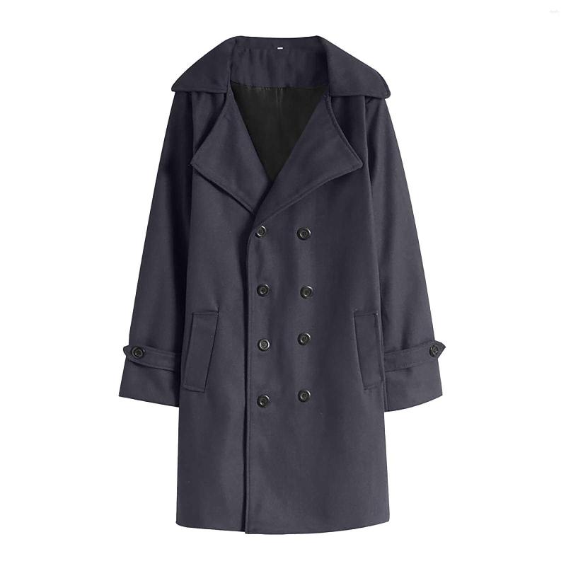 Men's Trench Coats Autumn Winter Fashion Woolen Blends Coat Men Korean Style Lapel Solid Color Windbreaker Thick British Casual Male#g, Black
Men's Trench Coats Autumn Winter Fashion Woolen Blends Coat Men Korean Style Lapel Solid Color Windbreaker Thick British Casual Male#g, Black