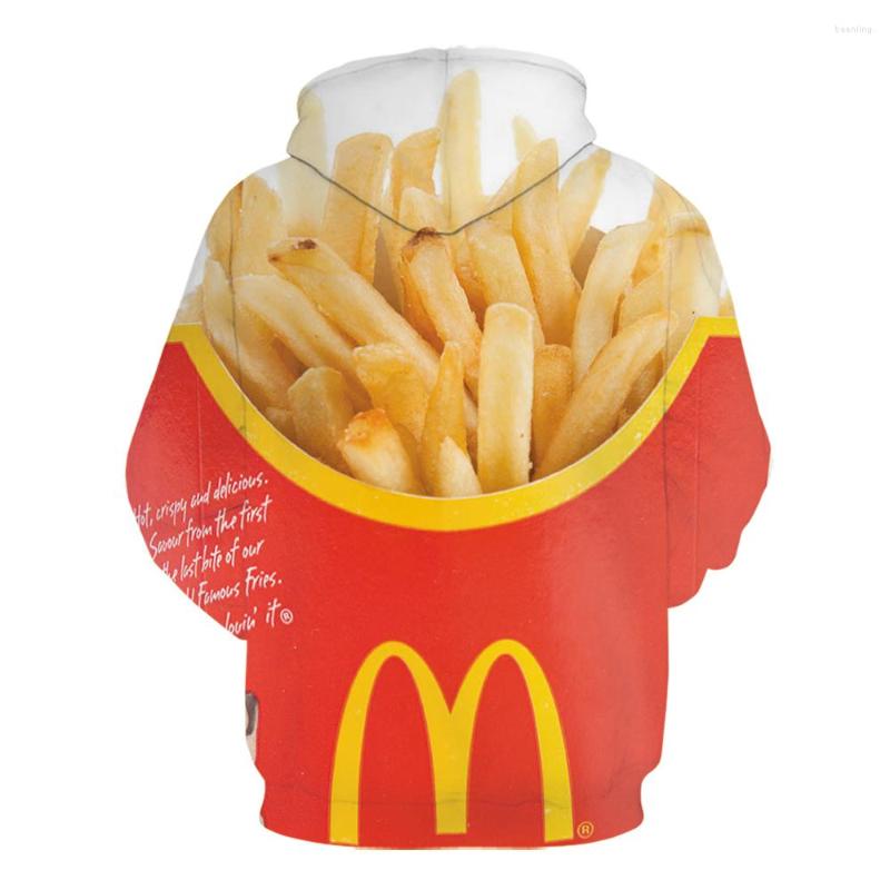 Men's Hoodies 2022 Fashion Sweatshirt Men / Women 3d Hoodie Print Burger Fries Fast Food Slim Unisex Stylish Hooded Mens, D-491
Men's Hoodies 2022 Fashion Sweatshirt Men / Women 3d Hoodie Print Burger Fries Fast Food Slim Unisex Stylish Hooded Mens, D-491