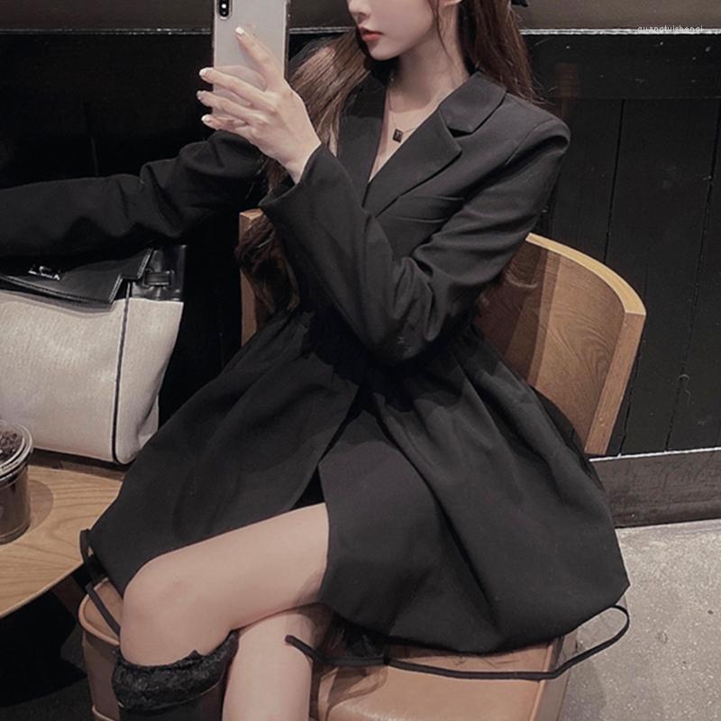 Casual Dresses Black Blazer Dress Women Long Sleeve Autumn Mini Elegant Party Female High Waist Korean Sexy Club Office Lady 2022
Casual Dresses Black Blazer Dress Women Long Sleeve Autumn Mini Elegant Party Female High Waist Korean Sexy Club Office Lady 2022