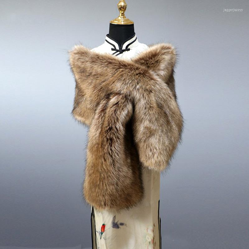 Women's Fur Women Winter Shawl Coat Elegant Ladies Cape Solid Cloak Faux Vest Coats Warm For Wedding Evening Party
Women's Fur Women Winter Shawl Coat Elegant Ladies Cape Solid Cloak Faux Vest Coats Warm For Wedding Evening Party