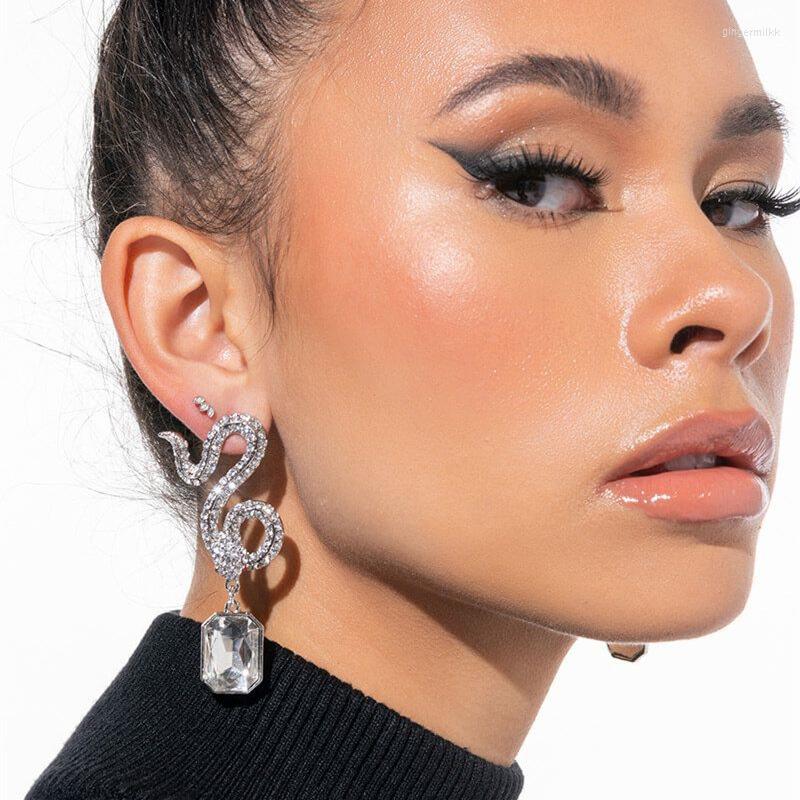 Dangle Earrings Luxury Snake Shape Crystal Hyperbole Drop Fashion Jewelry For Women 2022
Dangle Earrings Luxury Snake Shape Crystal Hyperbole Drop Fashion Jewelry For Women 2022