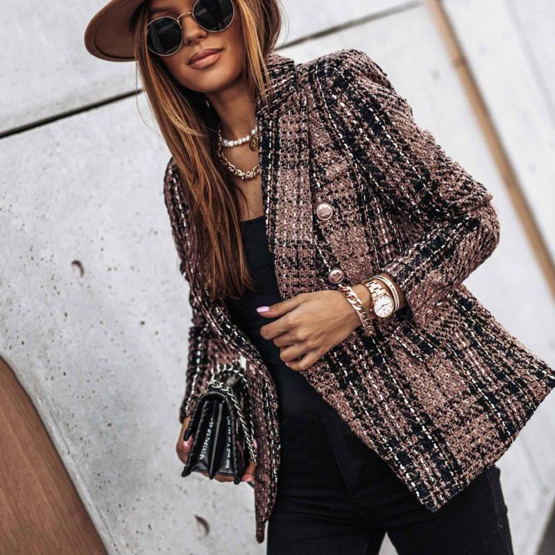 Women' Suits Blazers For Women Elegant Business Attire Printed Long Sleeve Suit Collar Slimming Cardigan Double Breasted Autumn Coat Blazer, Army green
Women' Suits Blazers For Women Elegant Business Attire Printed Long Sleeve Suit Collar Slimming Cardigan Double Breasted Autumn Coat Blazer, Army green