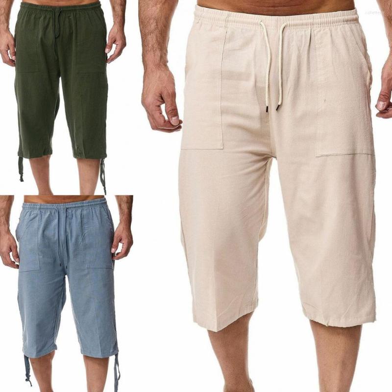 Men's Pants Sweatpants Solid Color Summer Straight Leg Drawstring Multi Pockets Capri Sport For Daily Wear, Green
Men's Pants Sweatpants Solid Color Summer Straight Leg Drawstring Multi Pockets Capri Sport For Daily Wear, Green