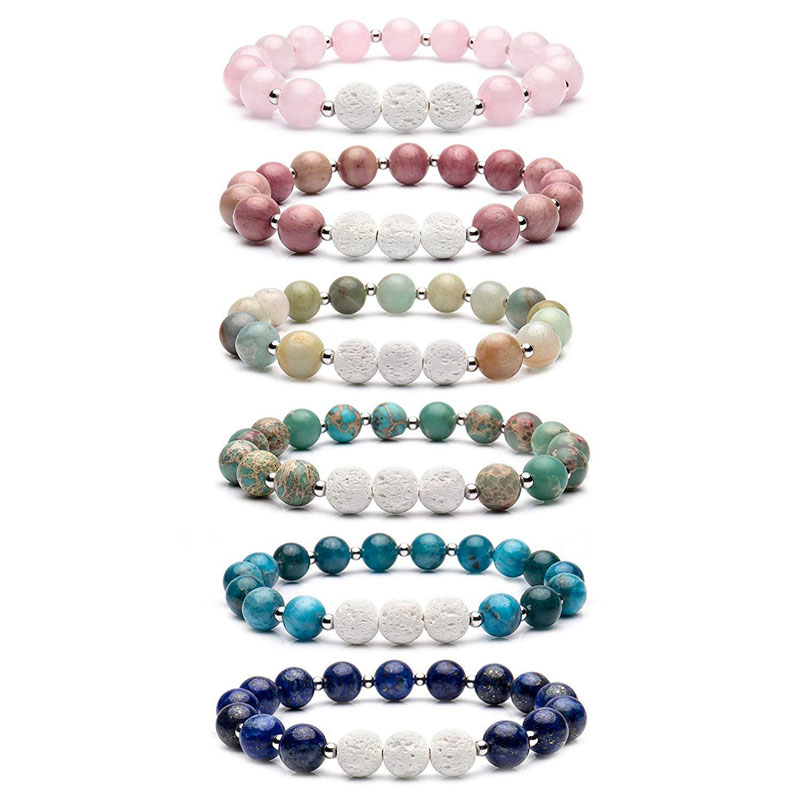 Natural Stone Handmade Beaded Strands Yoga Charm Bracelets For Women Men Lover Elastic Bangle Decor Jewelry
Natural Stone Handmade Beaded Strands Yoga Charm Bracelets For Women Men Lover Elastic Bangle Decor Jewelry