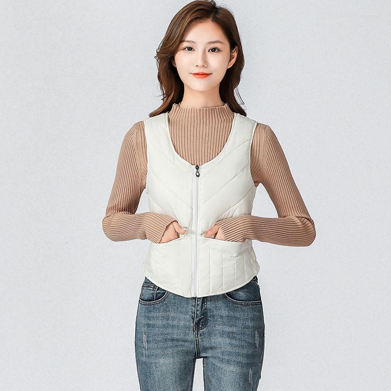 Women's Vests 2022 Autumn Cotton Vest Women Waistcoat Sleeveless Jacket For Winter Puffer Button Slim T74, Black
Women's Vests 2022 Autumn Cotton Vest Women Waistcoat Sleeveless Jacket For Winter Puffer Button Slim T74, Black