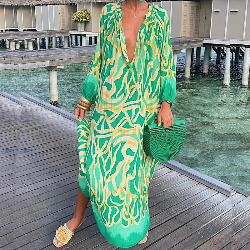 Casual Dresses Women Boho Print Loose Beach Elegant Retro Harajuku V-Neck Maxi Sexy Long Sleeve Oversized Vestido 221010, 07 fuchsia
Casual Dresses Women Boho Print Loose Beach Elegant Retro Harajuku V-Neck Maxi Sexy Long Sleeve Oversized Vestido 221010, 07 fuchsia