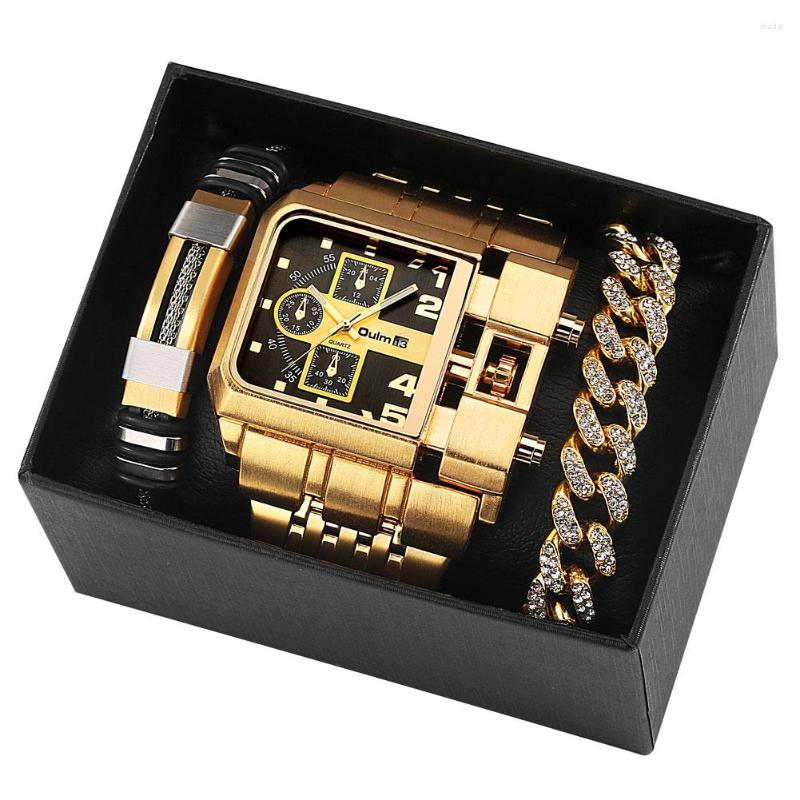 Wristwatches Top Fashion Men Wristwatch Gold Stainless Steel Sport Square Digital Big Dial Quartz Watches Gift Set Reloj Hombre, Men watch439
Wristwatches Top Fashion Men Wristwatch Gold Stainless Steel Sport Square Digital Big Dial Quartz Watches Gift Set Reloj Hombre, Men watch439