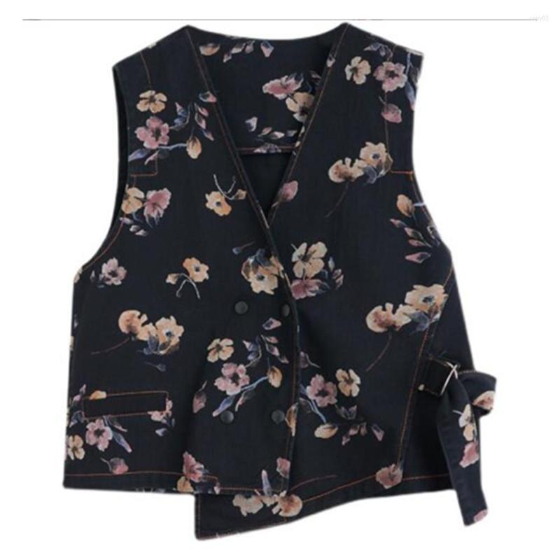 Women's Vests Autumn Fashion Women's Denim Vest Jackets V-neck Black Coat Pocket Sleeveless Floral Jeans Button Chaleco Mujer, Jean waistcoat
Women's Vests Autumn Fashion Women's Denim Vest Jackets V-neck Black Coat Pocket Sleeveless Floral Jeans Button Chaleco Mujer, Jean waistcoat