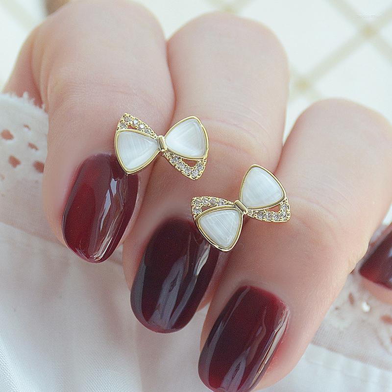 Stud Earrings Korean Exquisite Micro Inlaid CZ Opal Bowknot Women Bling Zirconia Oorbellen Bella Bizuteria Charm Pendant GiftStud
Stud Earrings Korean Exquisite Micro Inlaid CZ Opal Bowknot Women Bling Zirconia Oorbellen Bella Bizuteria Charm Pendant GiftStud