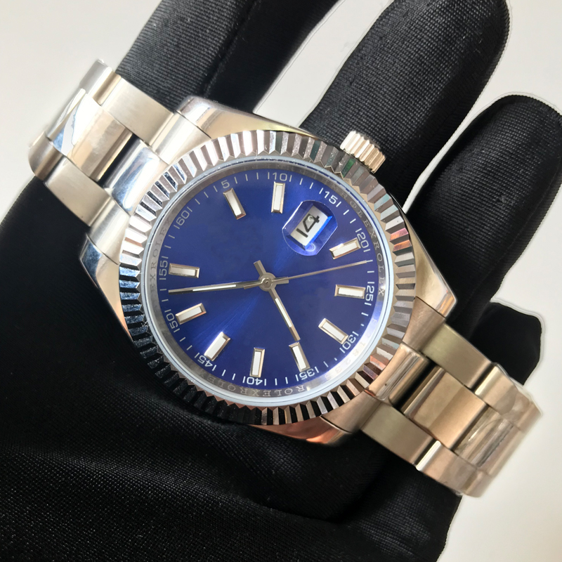 Luxury watches aaa watch Silver case day 36mm size blue dial automatic mechanical men date watches quality stainless steel wristwatches
Luxury watches aaa watch Silver case day 36mm size blue dial automatic mechanical men date watches quality stainless steel wristwatches