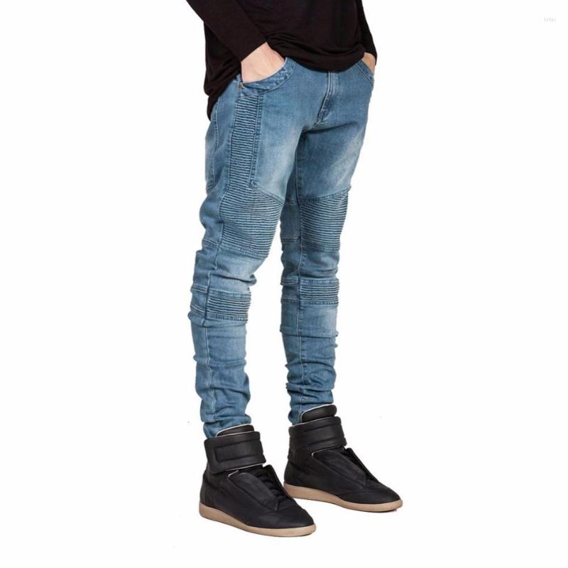 Men's Jeans Streetwear Men Skinny Biker Homme Men's Fashion Motorcycle Moto Hip Hop Denim Pants Joggers Runway Slim Elastic, Blue
Men's Jeans Streetwear Men Skinny Biker Homme Men's Fashion Motorcycle Moto Hip Hop Denim Pants Joggers Runway Slim Elastic, Blue