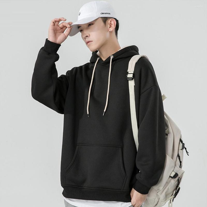 Men's Hoodies Autumn/winter Fleece Hooded Sweater Long-sleeved Solid Color Hedging Loose Shoulder Men Clothing, Black
Men's Hoodies Autumn/winter Fleece Hooded Sweater Long-sleeved Solid Color Hedging Loose Shoulder Men Clothing, Black