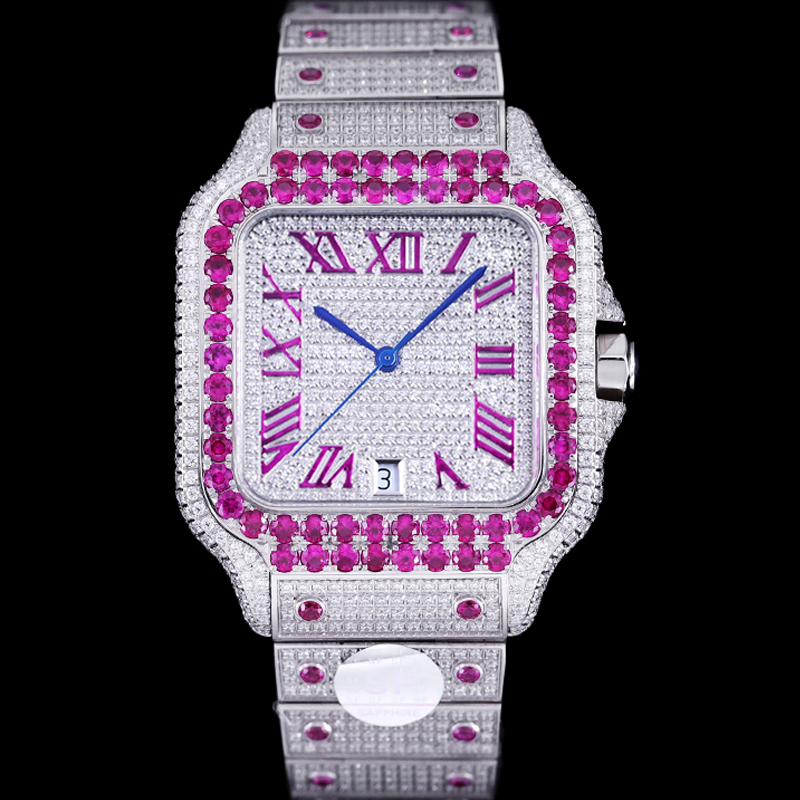 3 Types Silver CZ Diamonds Watch Men Luxury watches Red bezel MISSFOX Square Automatic ETA8215 movement Full Iced Out Crystal Zircon wristwatch with box, 01
3 Types Silver CZ Diamonds Watch Men Luxury watches Red bezel MISSFOX Square Automatic ETA8215 movement Full Iced Out Crystal Zircon wristwatch with box, 01
